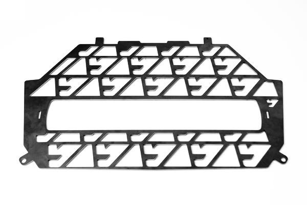 Precision sheet metal part cut on a fiber laser cutting machine