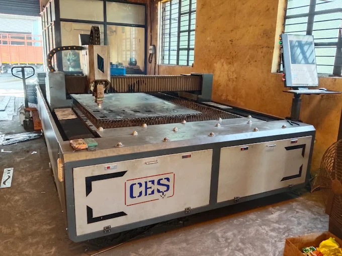 Fiber laser cutting machine installed in Ahmedabad