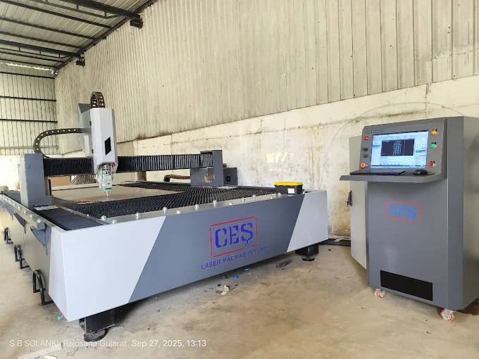 Laser cutting machine installed in Gujarat